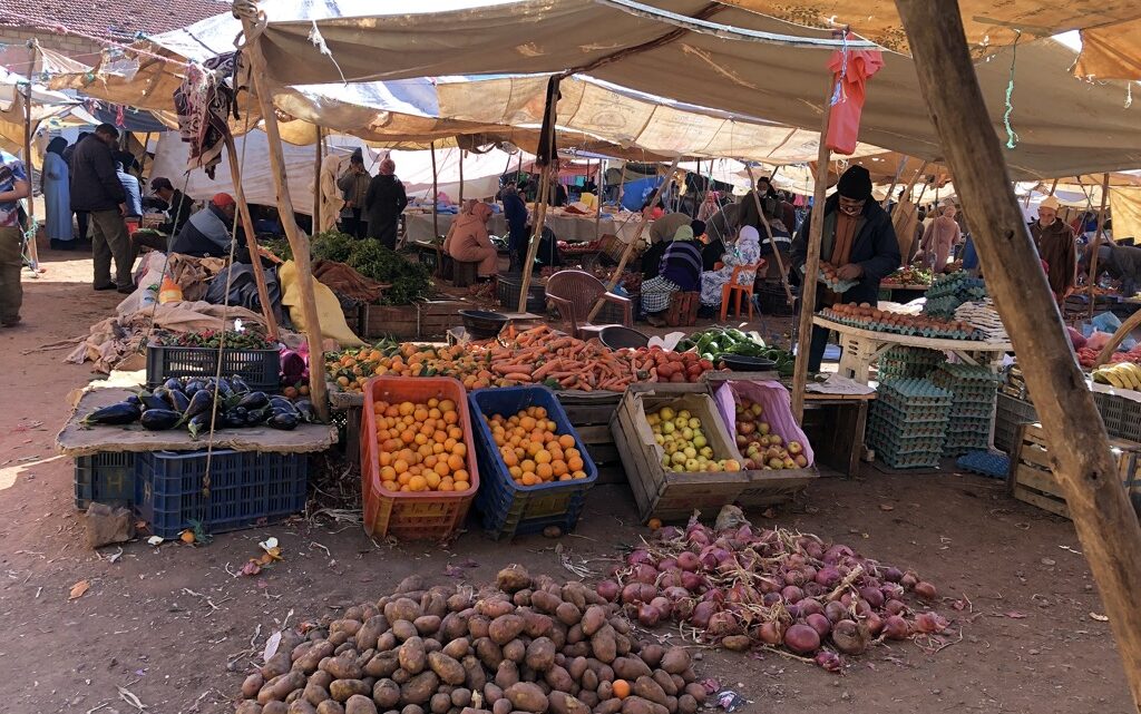 Ein großer Markt in Ouaouizeght