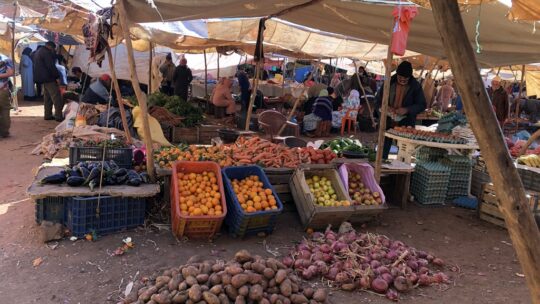 Ein großer Markt in Ouaouizeght