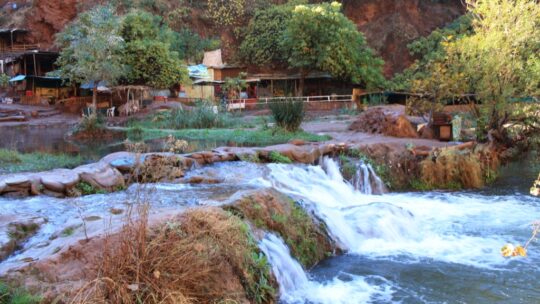 Marokkos größter Wasserfall in Ouzoud.